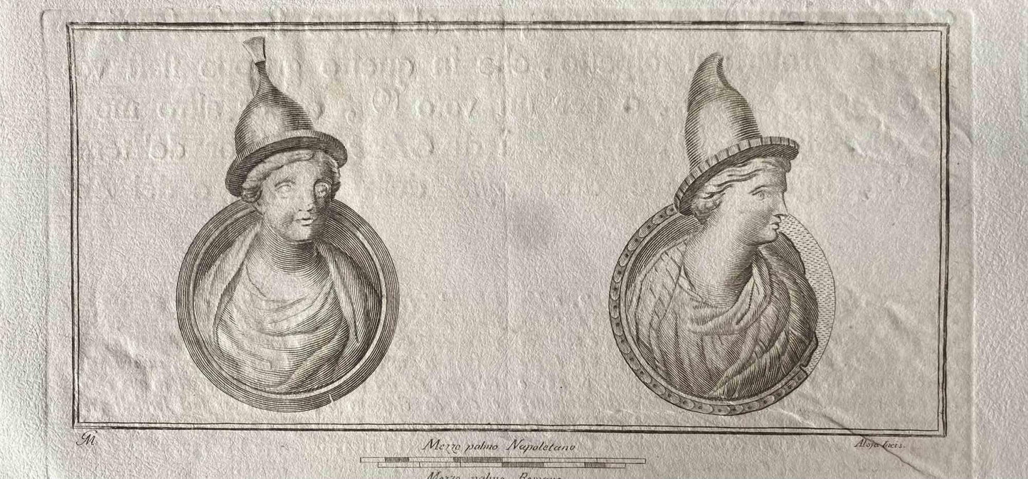 Various Masters, Roman Bust, Etching, 1750