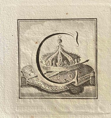 Various Old Masters, Capital Letter, Etching, 1750s-ZCI-1760671