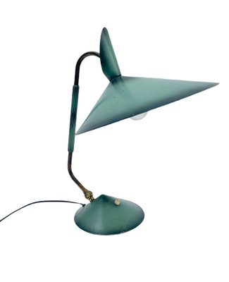 Varnished Sheet Metal Desk Lamp, 1970s-FSD-1374312