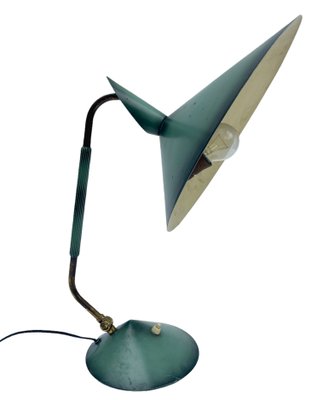 Varnished Sheet Metal Desk Lamp, 1970s-FSD-1374312