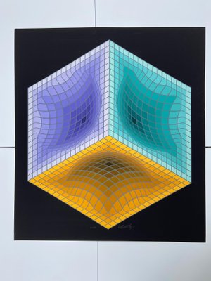 Vasarely - Kinetics 4 - 1965 1965-ICD-862597