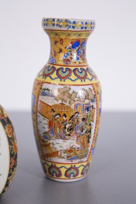 Vase and Egg in Chinese Porcelain, Set of 2-RCE-1254391