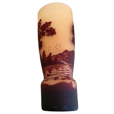 Vase by Emile Galle Cameo Jarron-TCS-1437963