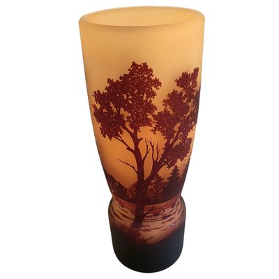 Vase by Emile Galle Cameo Jarron-TCS-1437963