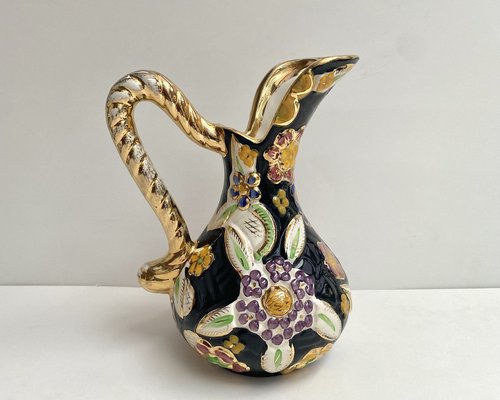 Vase Enamelled Ceramic Pitcher, 1950-GYX-1771363