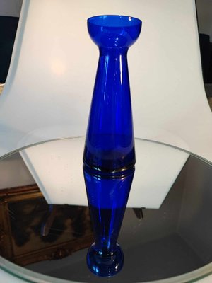 Vase in Cobalt Blue from Hadeland, 1959-CAQ-1786404