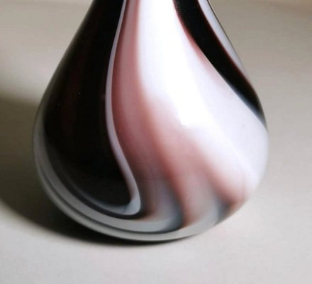 Vase in Colored Opaline Murano Glass by Moretti Carlo, 1970s-QRS-1436297