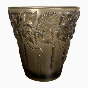 Vase in Glass Paste Leaves-TEP-1804994