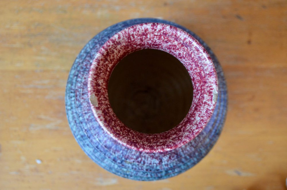 Vase in Gradient Wine Color from Accolay, 1960s