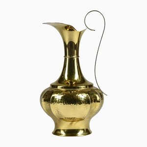 Vase in Hand-Beaten Brass by B. Bellotto, Italy, 1990-RAQ-1394265