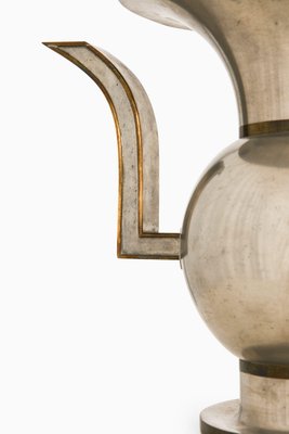 Vase in Pewter and Brass attributed to Nils Fougstedt, 1929-SC-2022134