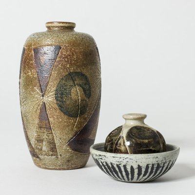 Vase in Stoneware by Anders B. Liljefors-NL-1260200