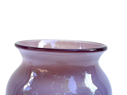 Vase on Base in Krakow Glass, Poland, 1960s-FSD-1347709