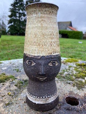 Vase or Pitcher Zoomorph in Ceramic by Elsi Bourelius for Jie Gantofta, Sweden, 1960s-HFR-828023