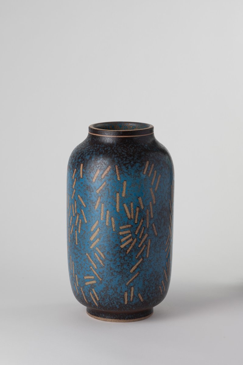 Vase with Ferns by Alvino Bagni for Nuove Forme SRL