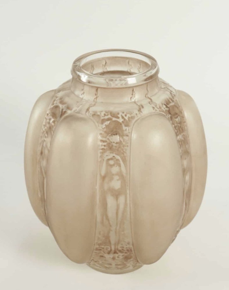 Vase with Figurines and Masks by R. Lalique, 1912