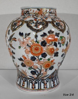 Vase with Imari Decoration by Henri Gibot, 1943-RVK-1344256