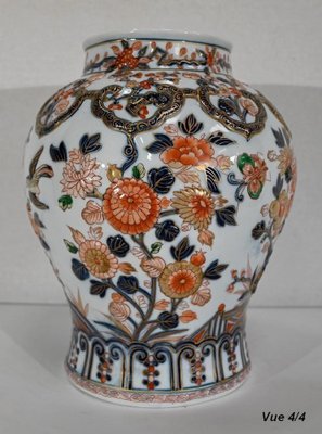 Vase with Imari Decoration by Henri Gibot, 1943-RVK-1344256