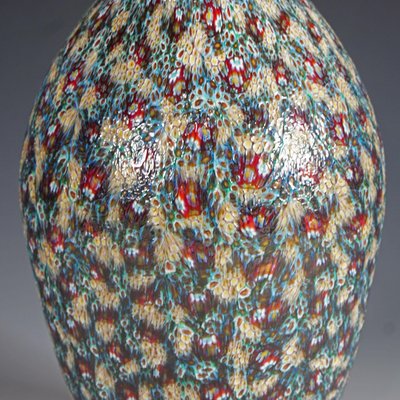 Vase with Opaque Murrine by Vittorio Ferro Murano ca. 2000s-KJP-1149194