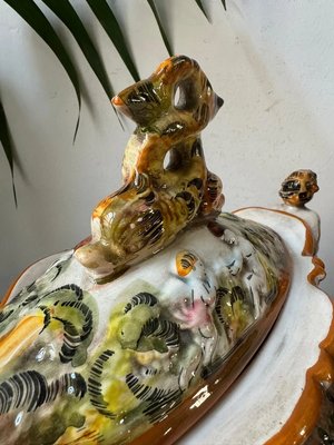 Vase with Tray from Capodimonte-DUA-2021697