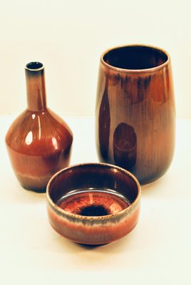 Vases by Carl-Harry Stålhane for Rörstrand, 1950s, Set of 3-HYQ-555972