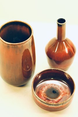 Vases by Carl-Harry Stålhane for Rörstrand, 1950s, Set of 3-HYQ-555972