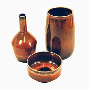 Vases by Carl-Harry Stålhane for Rörstrand, 1950s, Set of 3-HYQ-555972