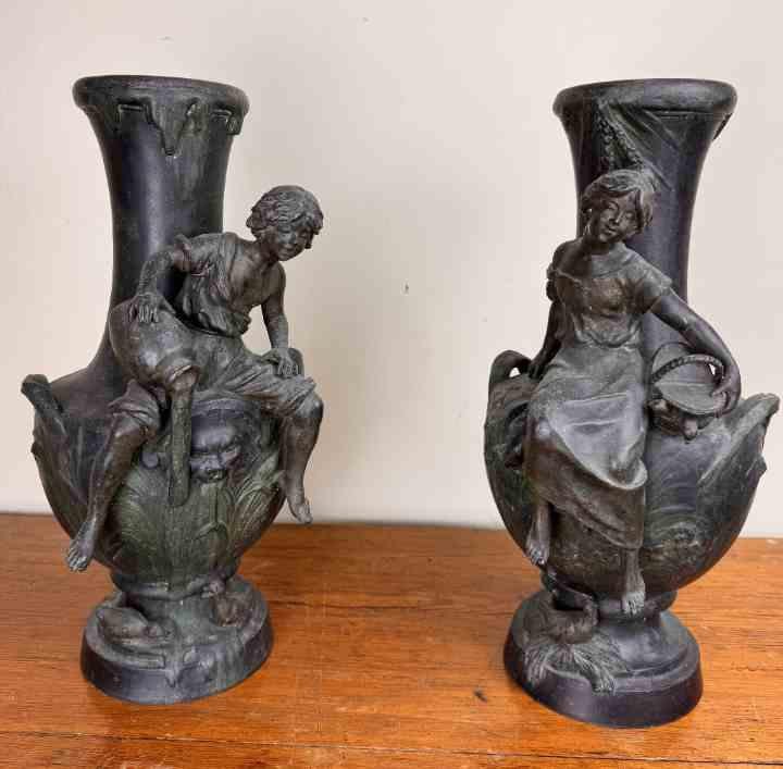 Vases by François Moreau, Set of 2