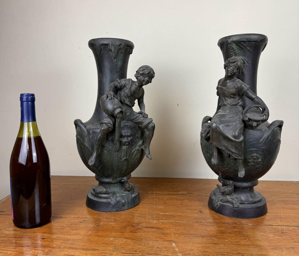 Vases by François Moreau, Set of 2