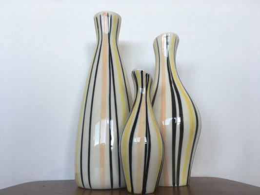 Vases by Jarmila Formánková for Ditmar Urbach, 1970s, Set of 3-TZ-647300