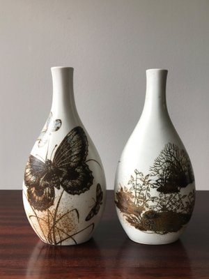 Vases by Nils Thorsson for Royal Copenhagen, 1960s, Set of 2-CC-801973