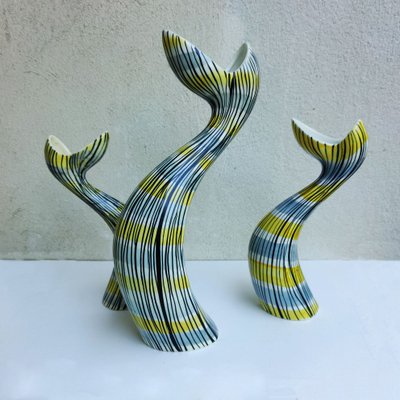 Vases from Alessio Tasca, 1950s, Set of 3-TIT-690200