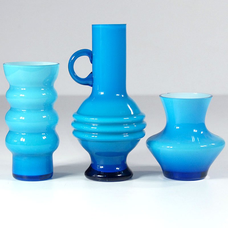 Vases from Friedrich Kristall, 1970s, Set of 3