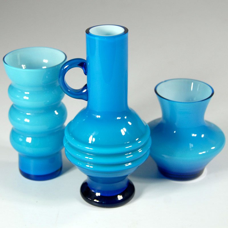 Vases from Friedrich Kristall, 1970s, Set of 3