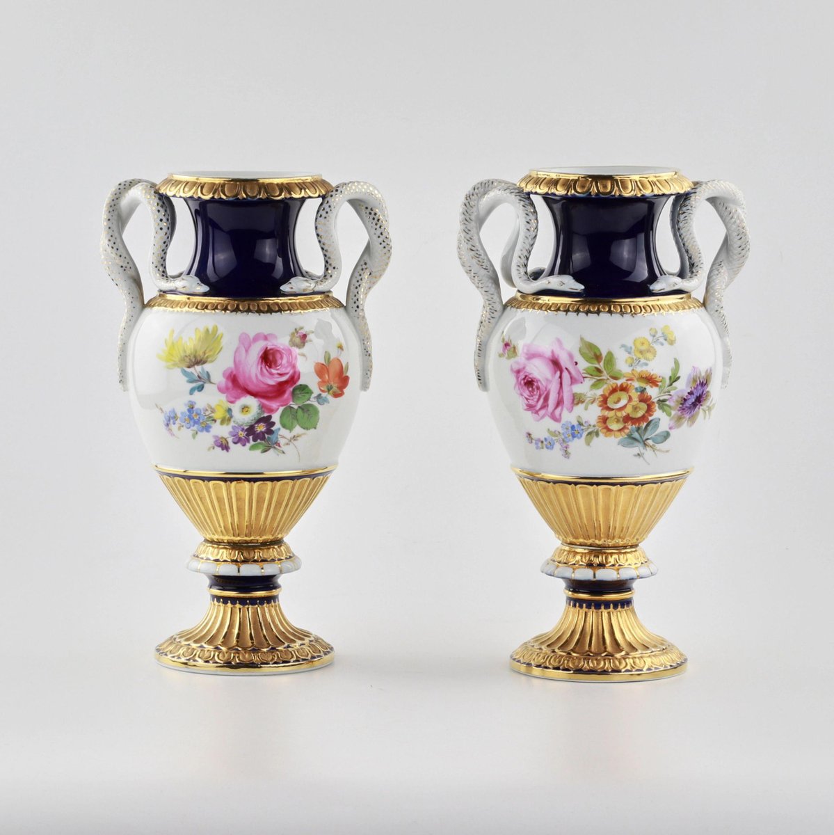 Vases from Meissen, 20th Century, Set of 2