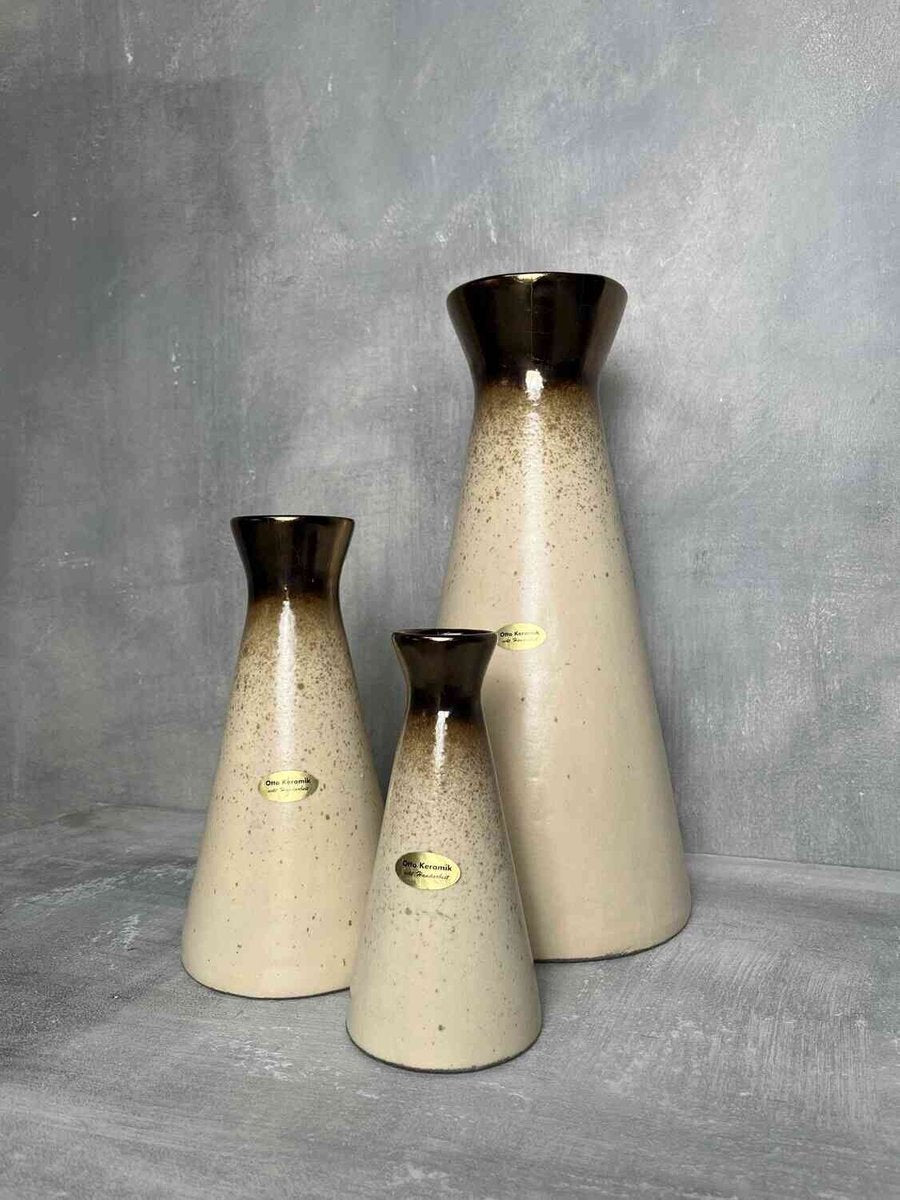 Vases from Otto Keramik, Set of 3