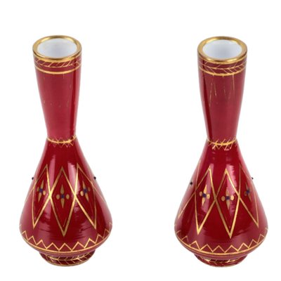 Vases from The Imperial Glass Factory, Mid 19th Century, Set of 2-WMV-1127316