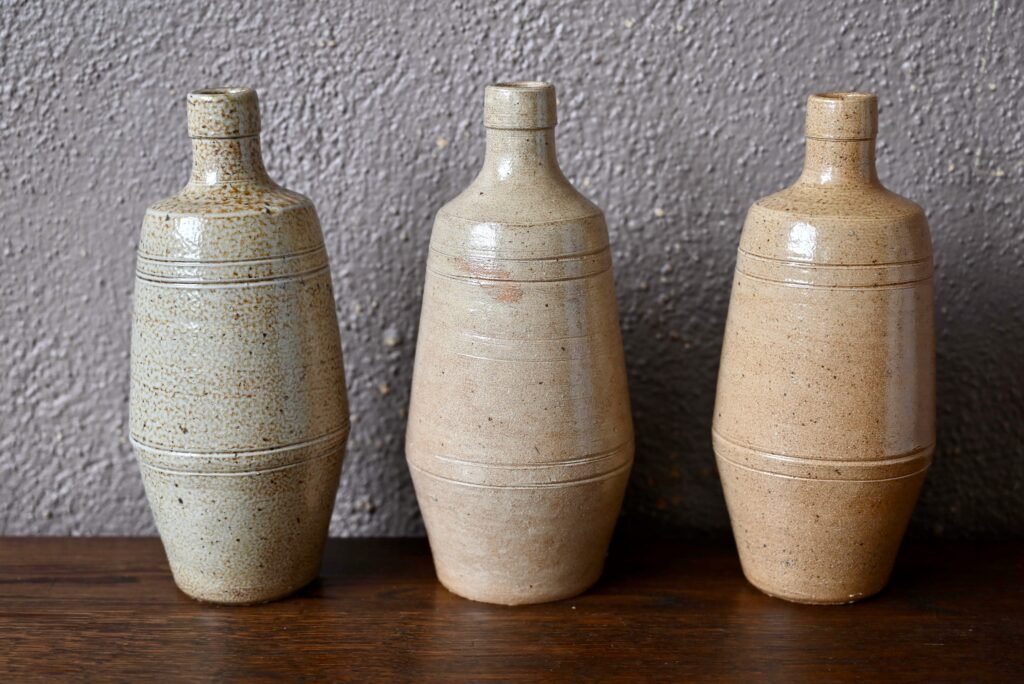 Vases in Sandstone, Set of 3