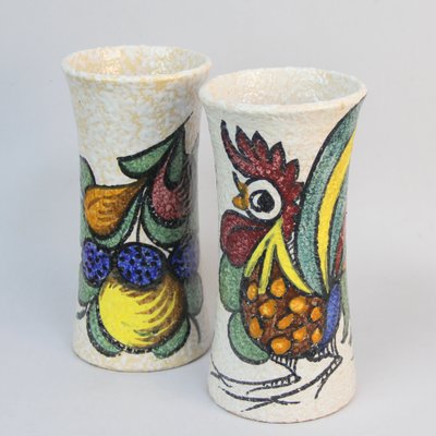 Vases in Toledan Ceramics by Pablo Sanguino, 1960s, Set of 2-NE-1821953