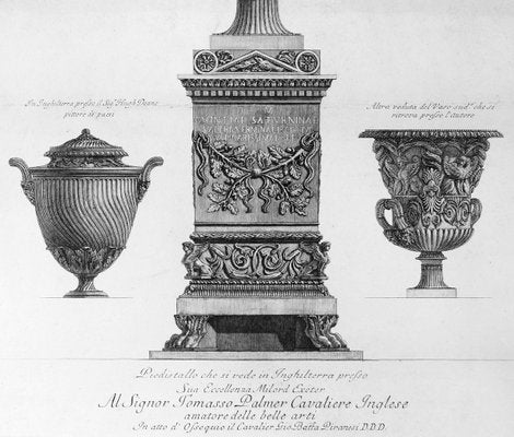 Vasi antichi - Etching by G.B. Piranesi - 1778 1778-ZCI-756796