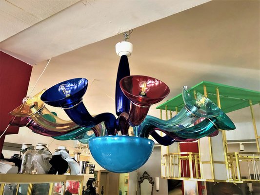 Ve Art Murano Ceiling Lamp by Annesto Gismondi for Artemide, 1990s-QVR-1328071