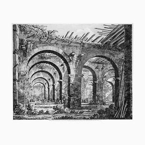 Veduta delle rovine di una Conserva... - Original Etching by L. Rossini - 1826 1826-ZCI-760299