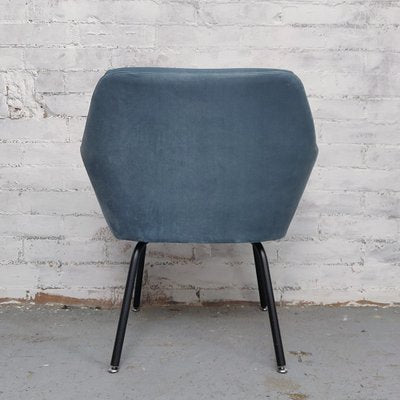 Velvet Armchair, 1960s-CQZ-963311