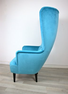 Velvet Lounge Chair in the style of Tom Dixon-CBP-1382756