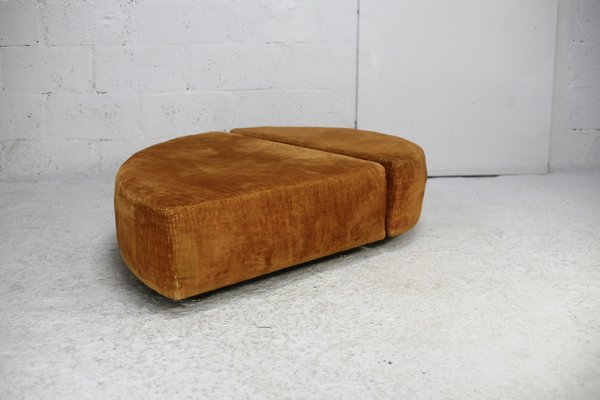 Velvet Poufs, 1970s, Set of 2-MAO-1722611