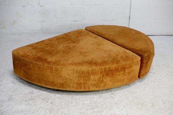 Velvet Poufs, 1970s, Set of 2-MAO-1722611