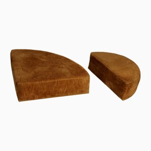 Velvet Poufs, 1970s, Set of 2-MAO-1722611