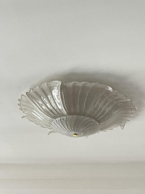 Venetian 9-Light Murano Glass Ceiling Light in the style of Barovier & Toso, 1980s-YST-2040522