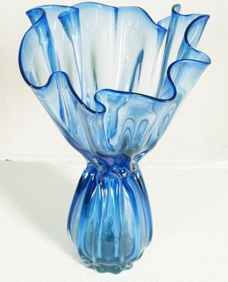 Venetian Art Nouveau Blown Murano Glass Vase from Salviati, 1920s-NJV-864426