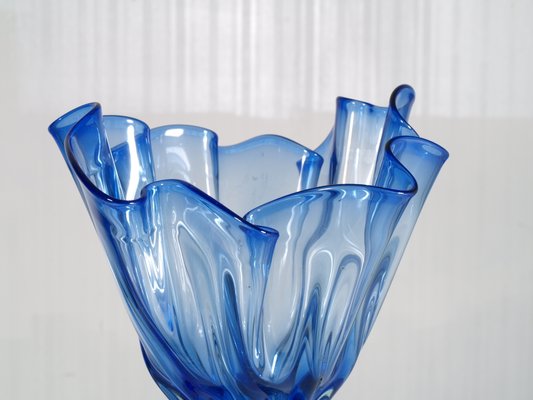 Venetian Art Nouveau Blown Murano Glass Vase from Salviati, 1920s-NJV-864426